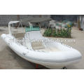 barco de casco de fibra de vidro de luxo HH-RIB730B com CE